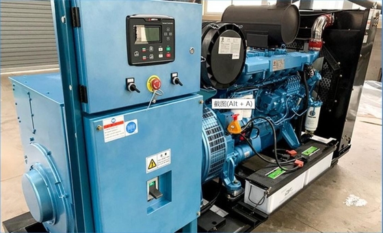 500KVA / 400KW Weichai Diesel Generator Set Output Voltage 400V / 3 Phase Over Speed Perlindungan