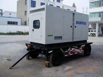Skid Mounted Trailer Diesel Generator 20KVA - 1500KVA Dengan Sertifikasi CE / ISO