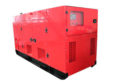 Warna Merah YUCHAI Diesel Generator Set YC6B155L-D21 90KW 115KVA Dengan Marathon Alternator