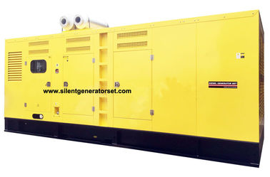 Mesin Diesel Generator Warna Kuning MITSUBISHI Set 50HZ 1100KW / 1375KVA