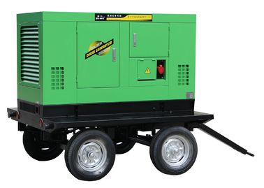 Mobile Portable Tertutup Trailer Generator 8 - 1000KW 50Hz / 60Hz Air Didinginkan
