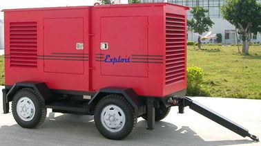 6 Trailer Cylinder Mounted Generator 200KW 250KVA 400V / 230V Melebihi Perlindungan Saat Ini