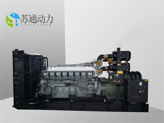 1650KW MITSUBISHI diesel generator dengan pendinginan air