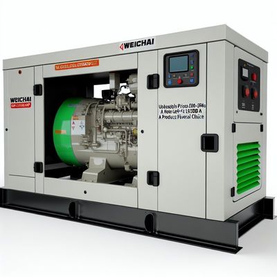 Harga tak tertandingi 500-3000kg Tingkat kebisingan≤105dB Produk Set Generator Diesel Weichai