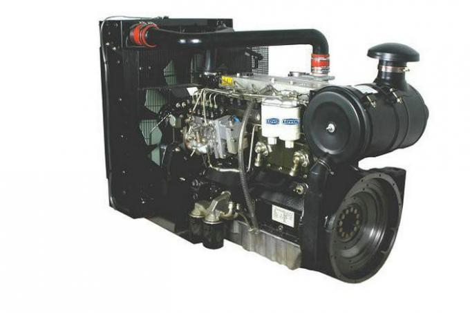 Tipe diam Lovol generator diesel portabel 34KW 43KVA, diesel genset